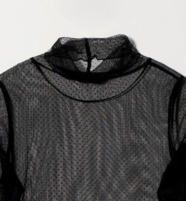 UNITED ARROWS green label relaxing「シアー ドット タートルネック カットソー」|Tシャツ・カットソー|