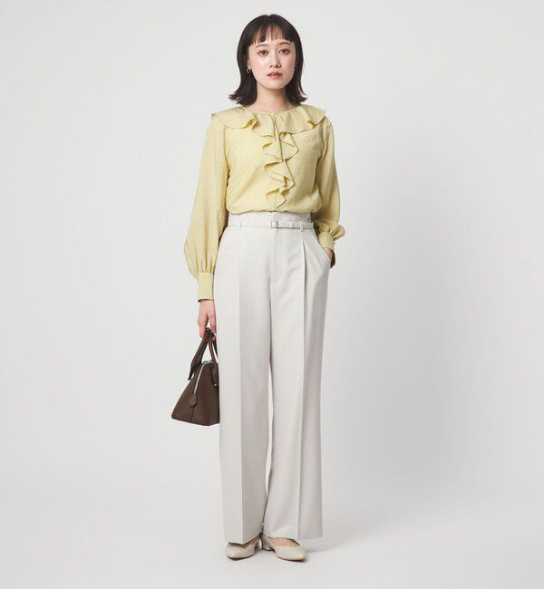 UNITED ARROWS green label relaxing「ラッフル ブラウス」|シャツ・ブラウス|