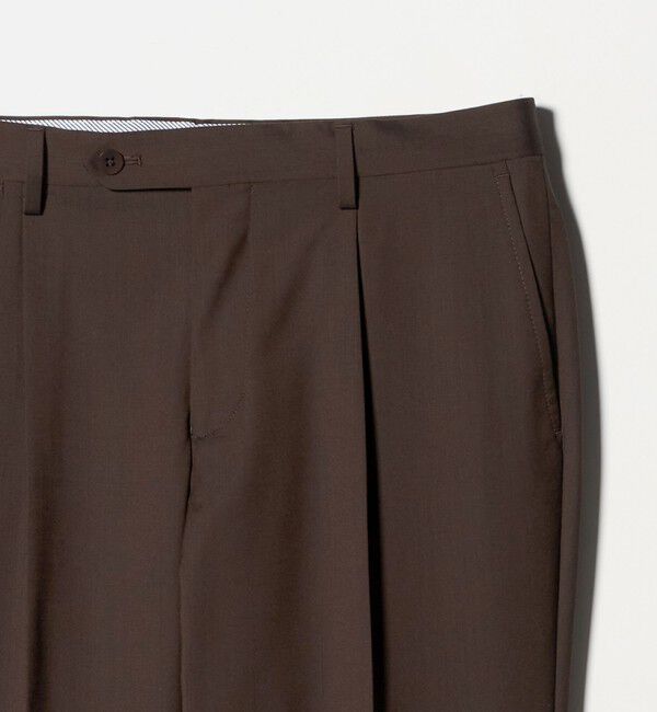 UNITED ARROWS green label relaxing「GUABELLO モヘヤ混トロピカル HX 1プリーツ スーツパンツ」|スーツ|