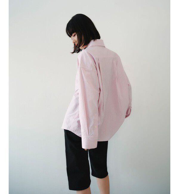 EMMEL REFINES「＜EMMEL REFINES＞EM ウェーブマルチ ストライプ シャツ」|シャツ・ブラウス|