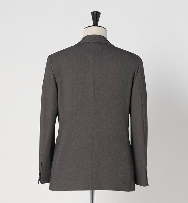 UNITED ARROWS green label relaxing「A+ ポリエステル シャークスキン ダブルブレスト 4B スタンダード セットアップ ジャケット -ウォッシャブ」|テーラードジャケット|