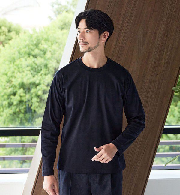 BEAUTY&YOUTH UNITED ARROWS「【WEB限定 WARDROBE SMART】NORITAKE クルーネック スマートフィット カットソー」|Tシャツ・カットソー|