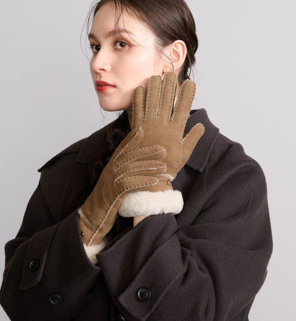 BEAUTY&YOUTH UNITED ARROWS「＜UGG＞シームド テック グローブ」|手袋|MD.BROWN
