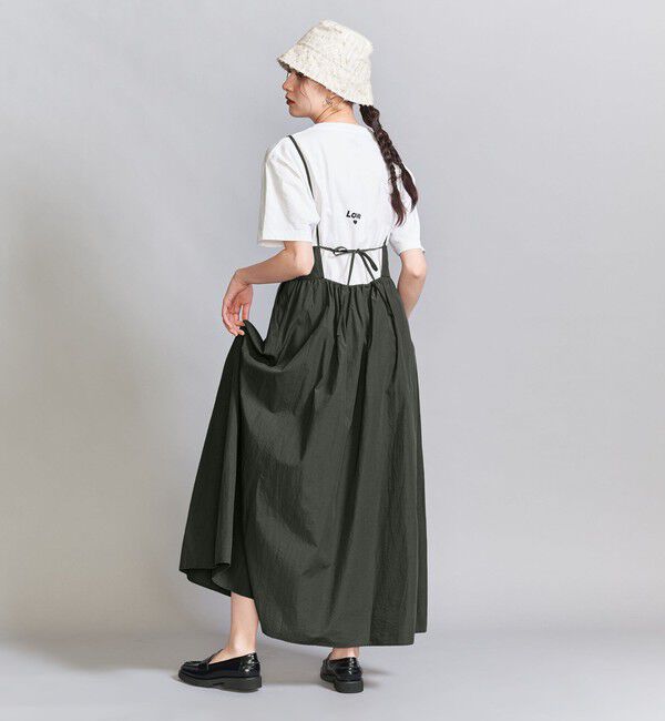 BEAUTY&YOUTH UNITED ARROWS「ナイロンコットン バックホール キャミワンピース -2WAY-」|ワンピース|