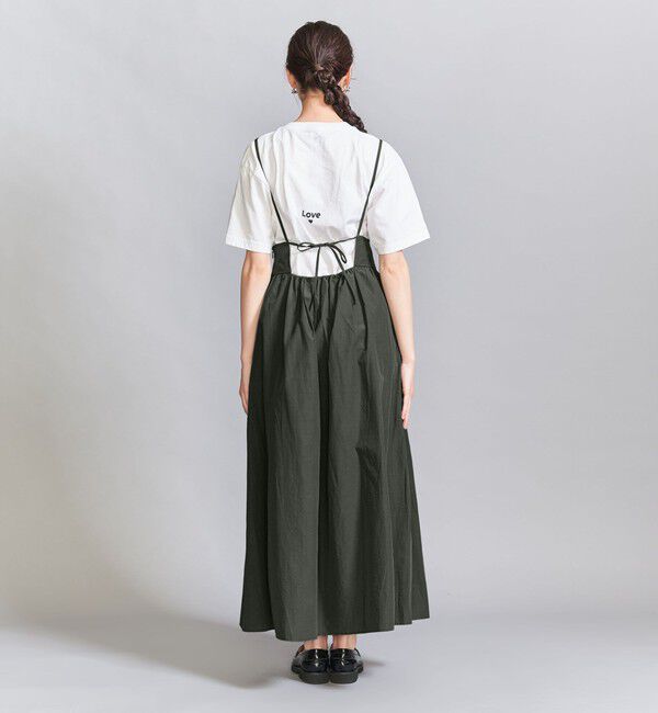 BEAUTY&YOUTH UNITED ARROWS「ナイロンコットン バックホール キャミワンピース -2WAY-」|ワンピース|