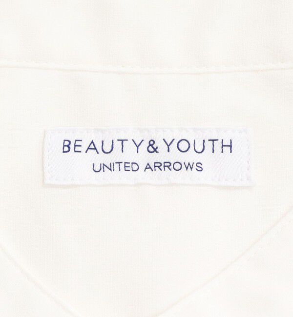BEAUTY&YOUTH UNITED ARROWS「【WEB限定 WARDROBE SMART】ドレープ  バンドカラー スキッパーシャツ」|シャツ・ブラウス|
