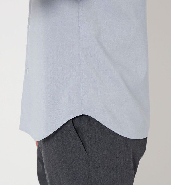 BEAUTY&YOUTH UNITED ARROWS「【WEB限定 WARDROBE SMART】ドレープ  バンドカラー スキッパーシャツ」|シャツ・ブラウス|