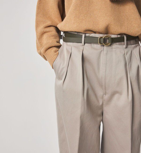 STEVEN ALAN「＜Steven Alan＞ ウエポン ニドム イン ツープリーツ ドレス トラウザーズ」|スラックス|