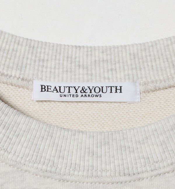 BEAUTY&YOUTH UNITED ARROWS「コットン裏毛 ロゴスウェット プルオーバー」|スウェット・ジャージ|