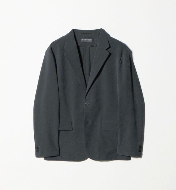 BEAUTY&YOUTH UNITED ARROWS「ブラッシュド ツイル 2B コンフォート ジャケット セットアップ対応可能」|テーラードジャケット|DK.GRAY