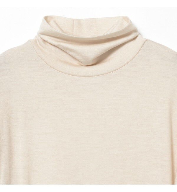 Demi-Luxe BEAMS 「SLOANE / ウール 天竺 タートルネック ニットTシャツ」|Tシャツ・カットソー|