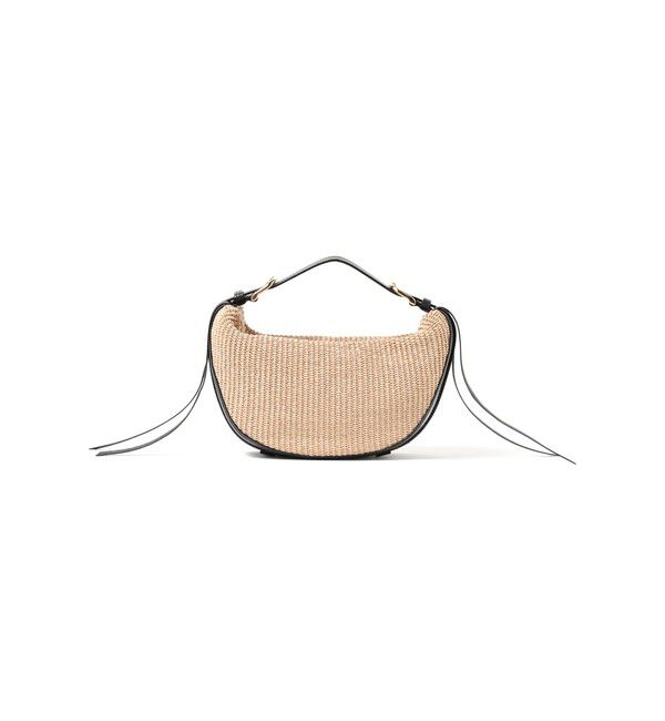 Demi-Luxe BEAMS 「VIOLAd&rsquo;ORO / ラフィア調 ムーンバッグ」|トートバッグ|
