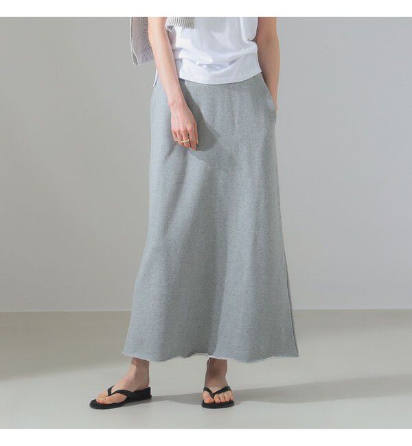 Demi-Luxe BEAMS 「【別注】SLOANE / コットン 裏毛 スカート」|スカート|GREY
