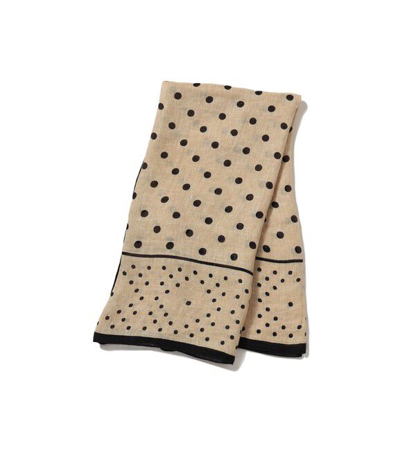 Demi-Luxe BEAMS 「manipuri / ジオメトリック ドット ストール」|ストール|