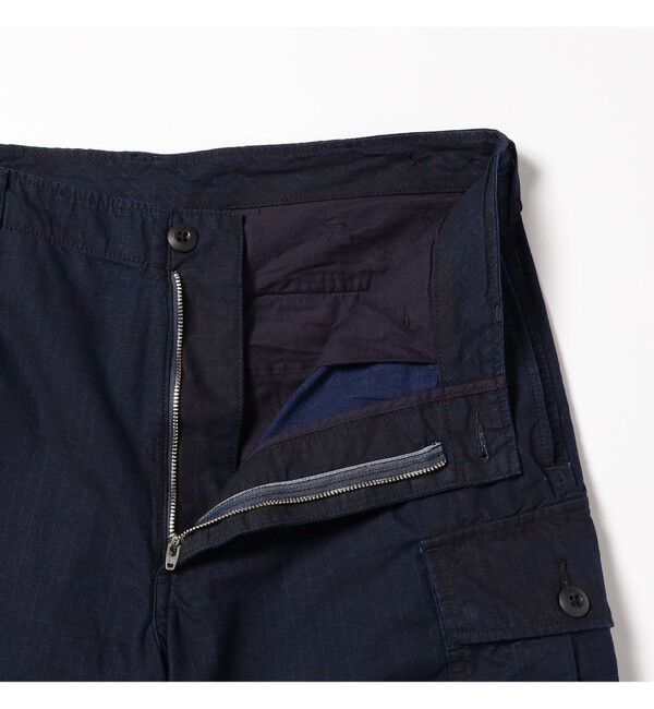 BEAMS PLUS「BEAMS PLUS / インディゴ リップストップ ミリタリー 6ポケット パンツ」|その他|