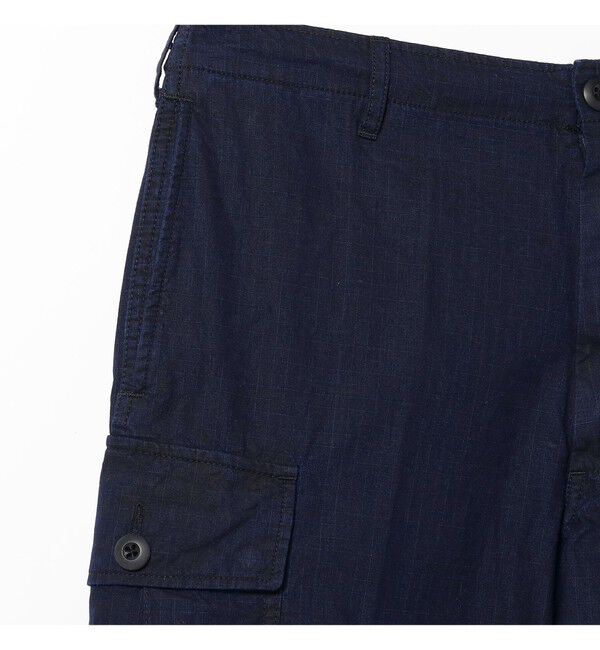 BEAMS PLUS「BEAMS PLUS / インディゴ リップストップ ミリタリー 6ポケット パンツ」|その他|