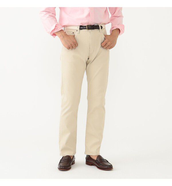 BEAMS「5 ポケット テーパード ピケ パンツ」|チノ|