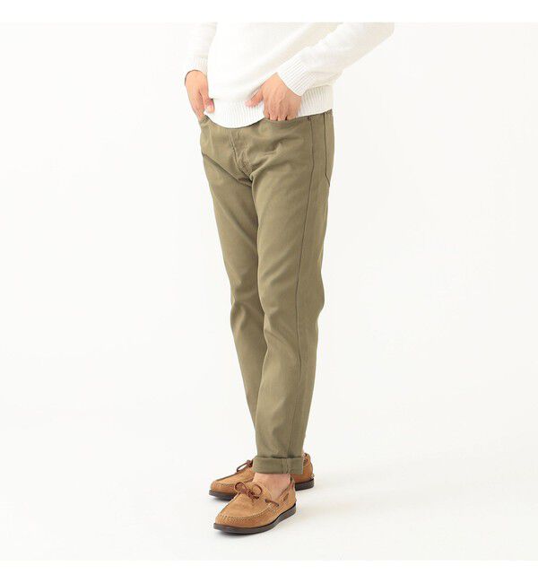 BEAMS「5 ポケット テーパード ピケ パンツ」|チノ|