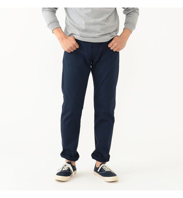 BEAMS「5 ポケット テーパード ピケ パンツ」|チノ|