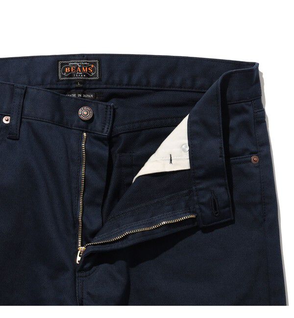 BEAMS「5 ポケット テーパード ピケ パンツ」|チノ|