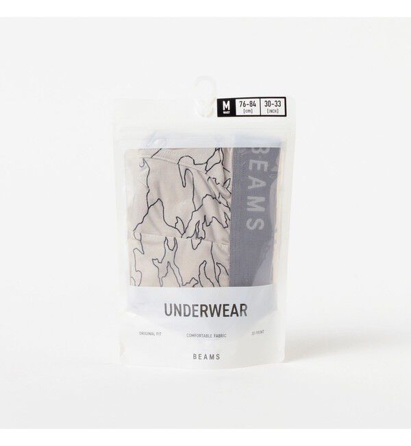 BEAMS「2トーン カモ ボクサーパンツ」|インナー|