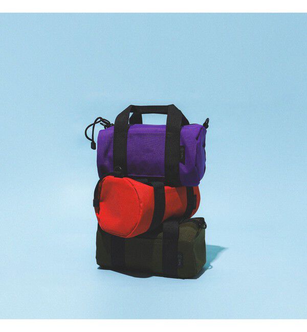 BEAMS「【別注】SML / ROLL BOSTON BAG」|ポーチ|PURPLE