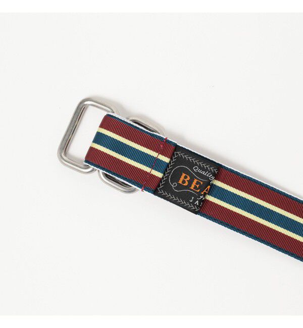 BEAMS PLUS「Grosgrain Tape Double Ring Belt」|ベルト|