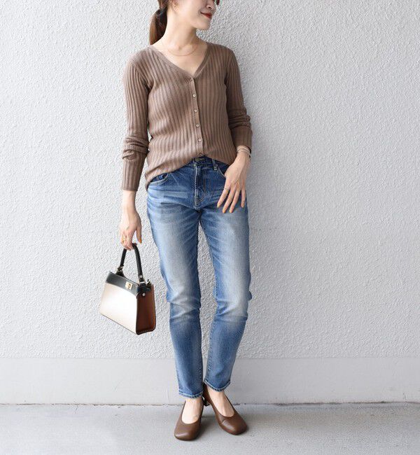 SHIPS for women「【WEB限定】スリム テーパード デニム」|その他|