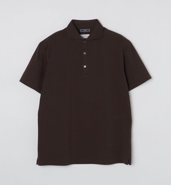 SHIPS「SHIPS：ALBINI 32ゲージ カノコ無地 ポロシャツ」|ポロシャツ|
