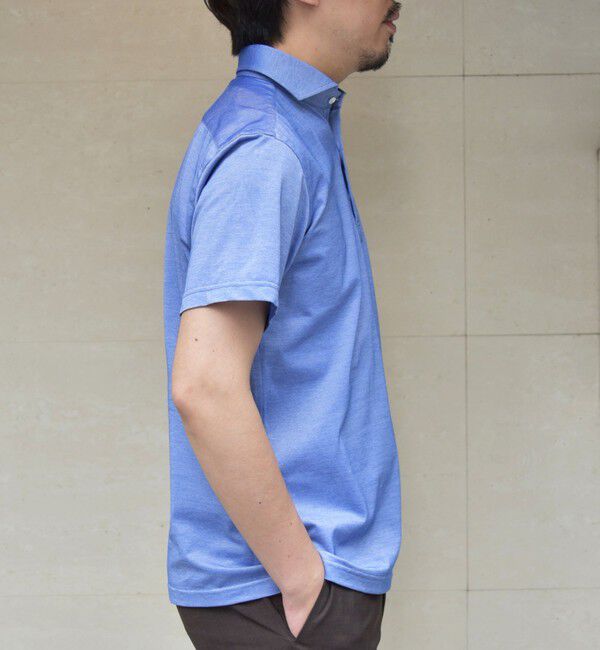 SHIPS「SHIPS：ALBINI 32ゲージ カノコ無地 ポロシャツ」|ポロシャツ|