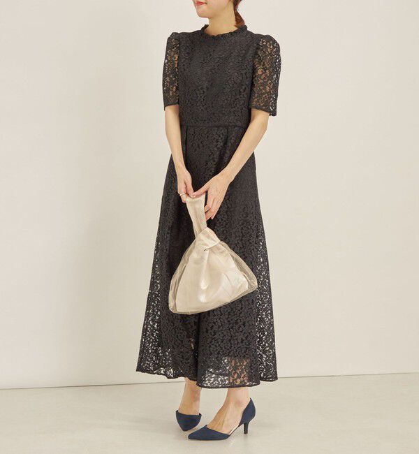 SHIPS for women「【SHIPS別注】kaene:コードレース ワンピース（セレモニー対応可）」|ワンピース|