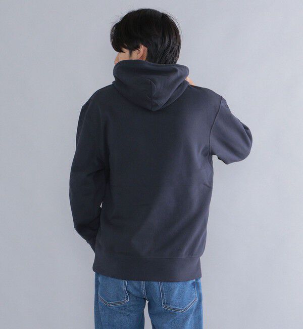 SHIPS「【WEB限定】SHIPS: マイクロ SHIPS 刺繍 ロゴ 裏毛 スウェット プルオーバーパーカー」|パーカー|