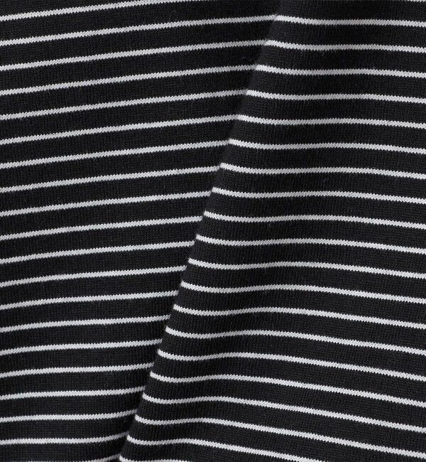 SHIPS for women「ロング リブ スリーブ カットソー  ボーダー / ソリッド」|Tシャツ・カットソー|