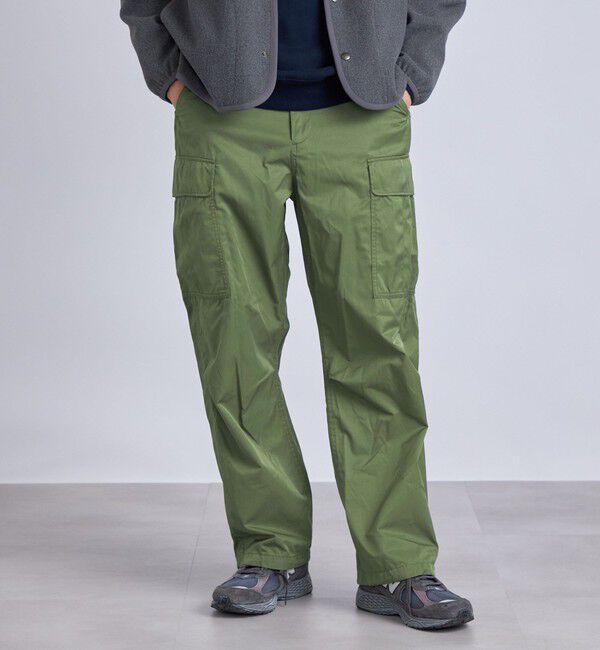 SHIPS any「SHIPS any: ライトツイル BDU イージー カーゴパンツ」|カーゴ|オリーブ