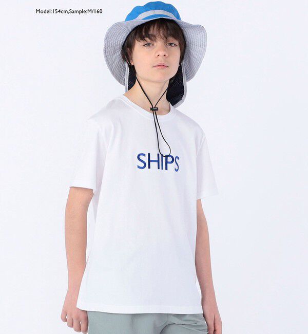 SHIPS KIDS「SHIPS KIDS:100～160cm / SHIPS ロゴ TEE」|Tシャツ・カットソー|