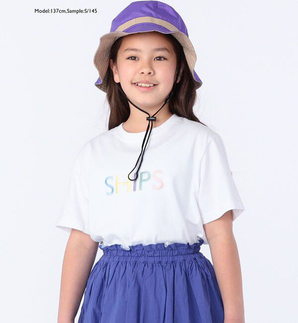SHIPS KIDS「SHIPS KIDS:100～160cm / SHIPS ロゴ TEE」|Tシャツ・カットソー|
