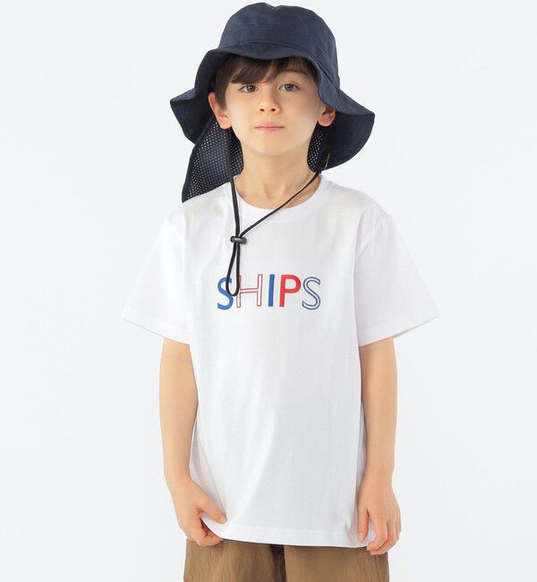 SHIPS KIDS「SHIPS KIDS:100～160cm / SHIPS ロゴ TEE」|Tシャツ・カットソー|