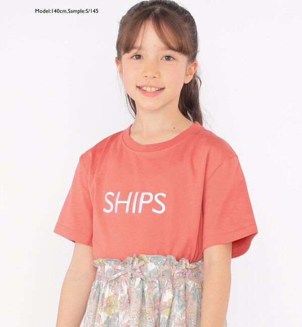 SHIPS KIDS「SHIPS KIDS:100～160cm / SHIPS ロゴ TEE」|Tシャツ・カットソー|