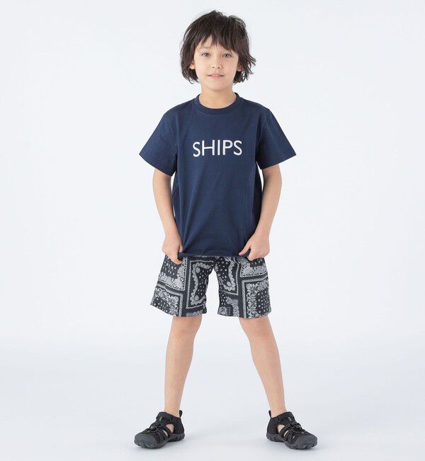 SHIPS KIDS「SHIPS KIDS:100～160cm / SHIPS ロゴ TEE」|Tシャツ・カットソー|