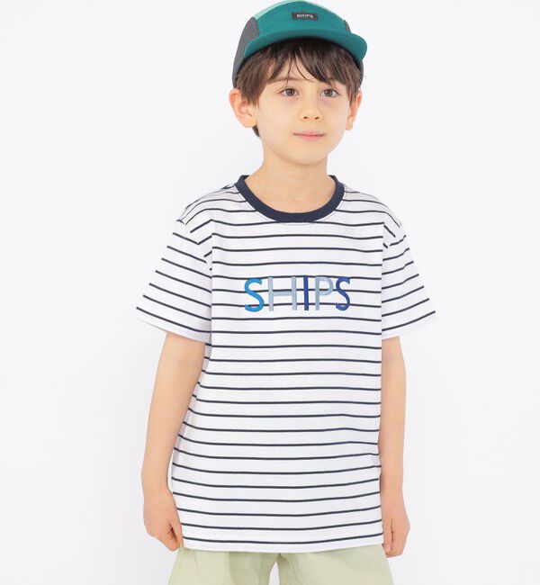 SHIPS KIDS「SHIPS KIDS:100～160cm / SHIPS ロゴ TEE」|Tシャツ・カットソー|