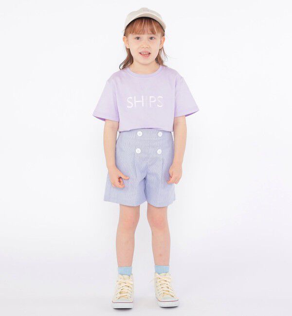 SHIPS KIDS「SHIPS KIDS:100～160cm / SHIPS ロゴ TEE」|Tシャツ・カットソー|