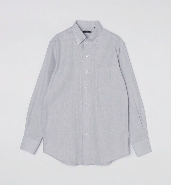 SHIPS「SHIPS: カラミ織り イタリアン ボタンダウン 無地 シャツ」|シャツ・ブラウス|