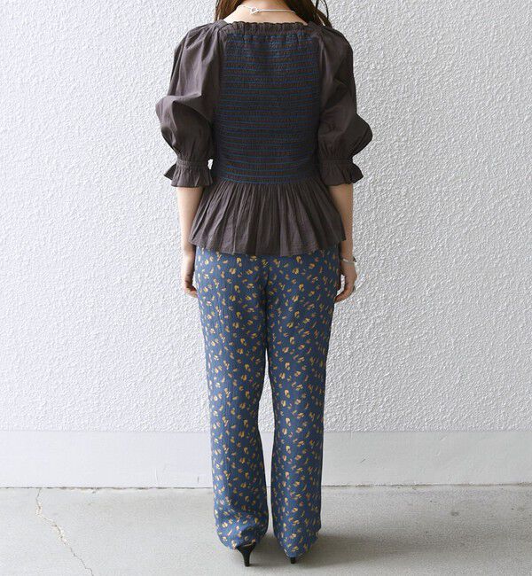 SHIPS any「SHIPS any: カラー シャーリング ボリューム スリーブ ブラウス」|シャツ・ブラウス|