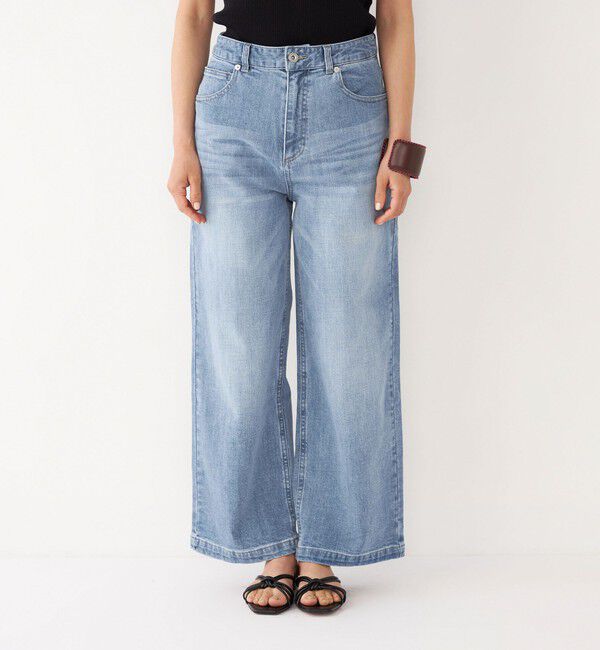 SHIPS Colors 「SHIPS Colors:〈洗濯機可能〉デニム ワイド パンツ3◇」|デニム|