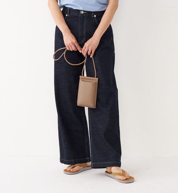 SHIPS Colors 「SHIPS Colors:〈洗濯機可能〉デニム ワイド パンツ3◇」|デニム|ブルー