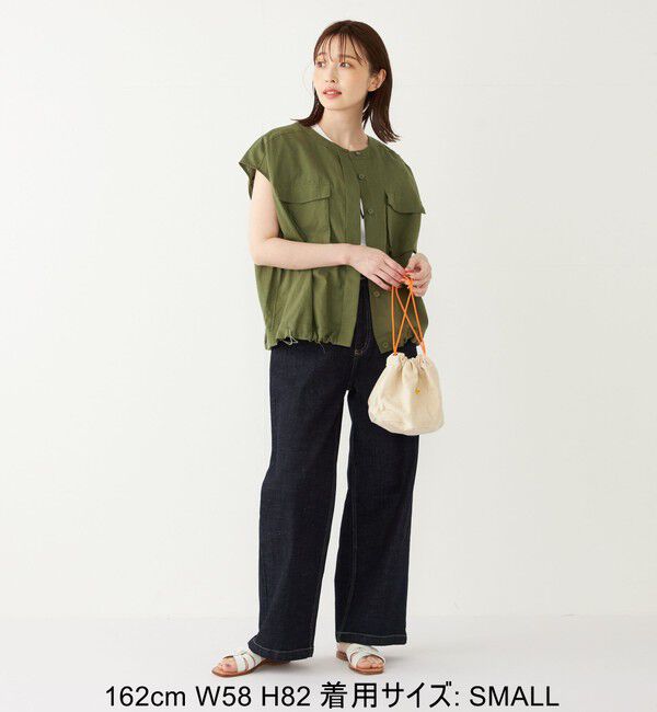 SHIPS Colors 「SHIPS Colors:〈洗濯機可能〉デニム ワイド パンツ3◇」|デニム|