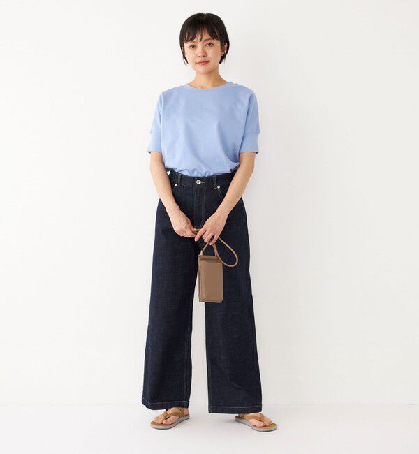 SHIPS Colors 「SHIPS Colors:〈洗濯機可能〉デニム ワイド パンツ3◇」|デニム|