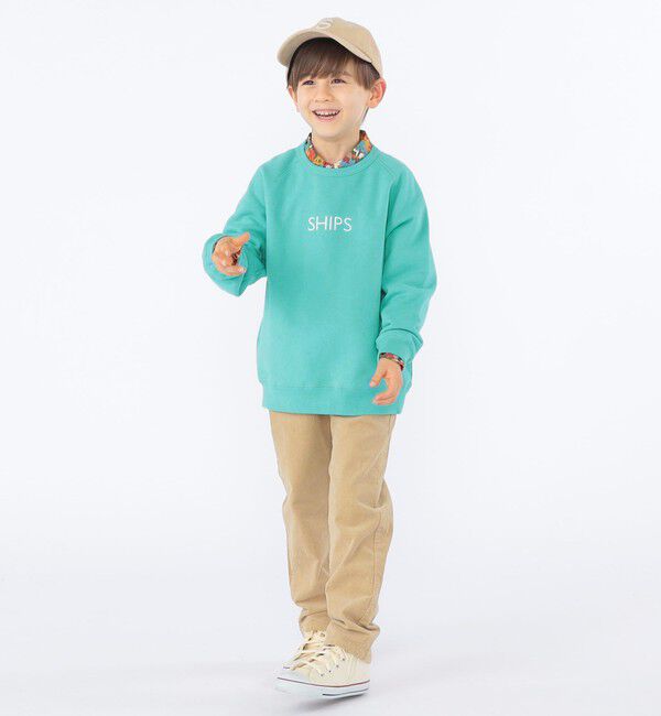 SHIPS KIDS「SHIPS KIDS:100～130cm / コンフォータブル 長袖 シャツ」|シャツ・ブラウス|