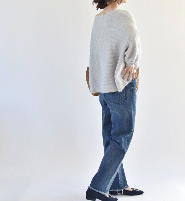 quaranciel「quaranciel:〈洗濯機可能〉ハンサム テーパード デニム パンツ」|デニム|