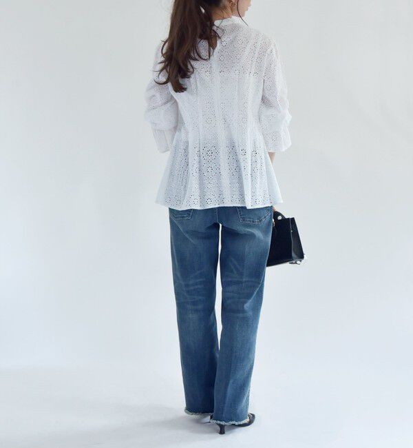 quaranciel「quaranciel:〈洗濯機可能〉ハンサム テーパード デニム パンツ」|デニム|